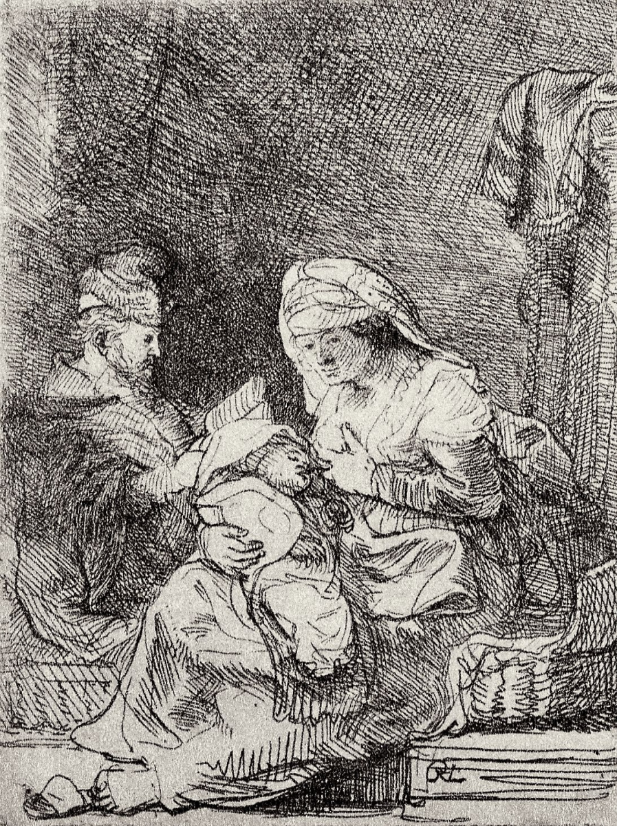 Рембрандт Харменс ван Рейн. Святое семейство