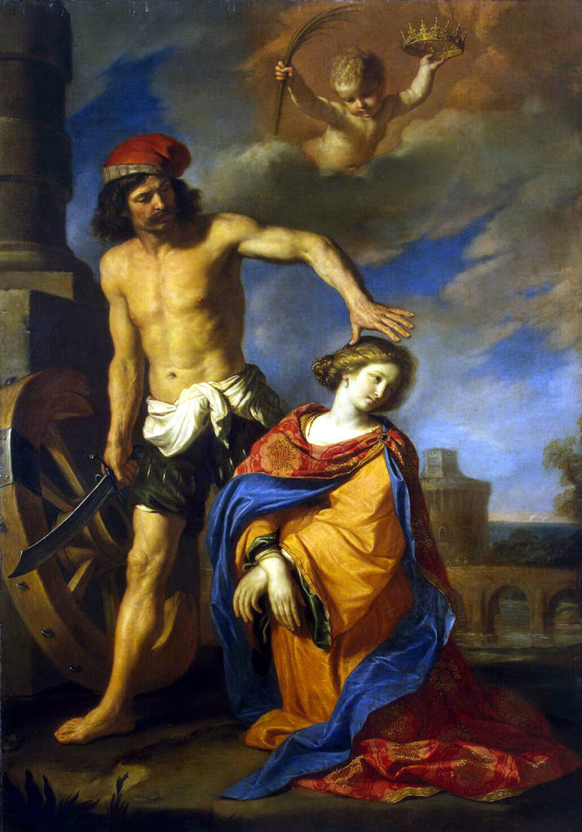Джованни Франческо Гверчино. Мученичество Святой Екатерины
