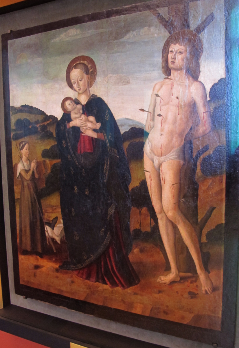 Мадонна с младенцем и Св. Себастьян