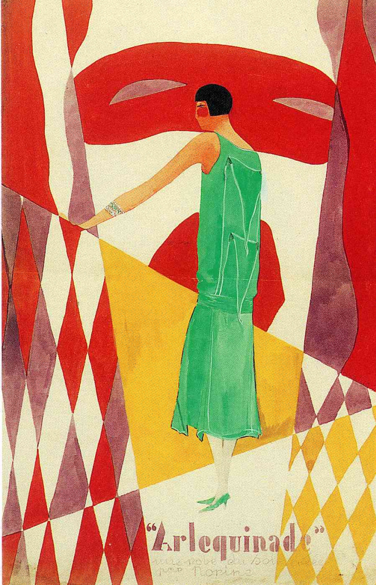 Рене Магритт. Рекламный плакат для модного дома Norine