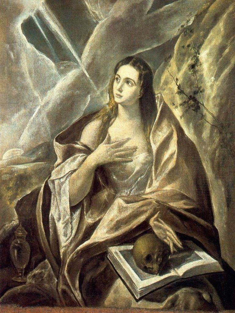 Эль Греко (Доменико Теотокопули). Кающаяся Мария Магдалина