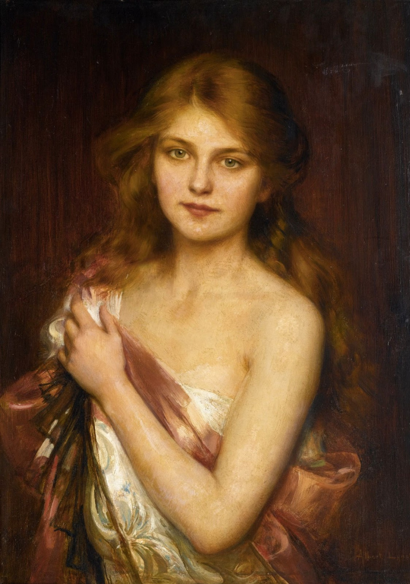 Альберт Линч 1851-1912 перуанский художник. Юная красавица.
