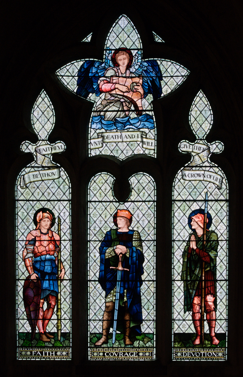 Уильям Моррис. "Окно Люси", витражное окно церкви аббатства Малмсбери