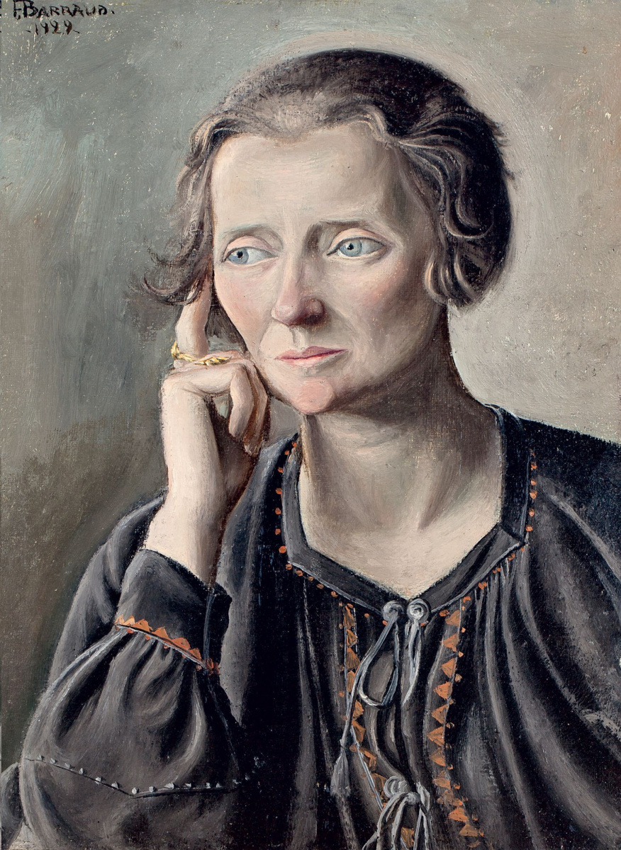 Франсуа-Эмиль Барро. Портрет женщины