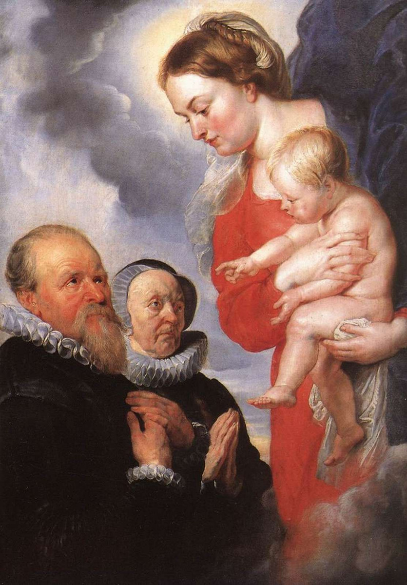 Питер Пауль Рубенс. Мадонна с младенцем и донаторами