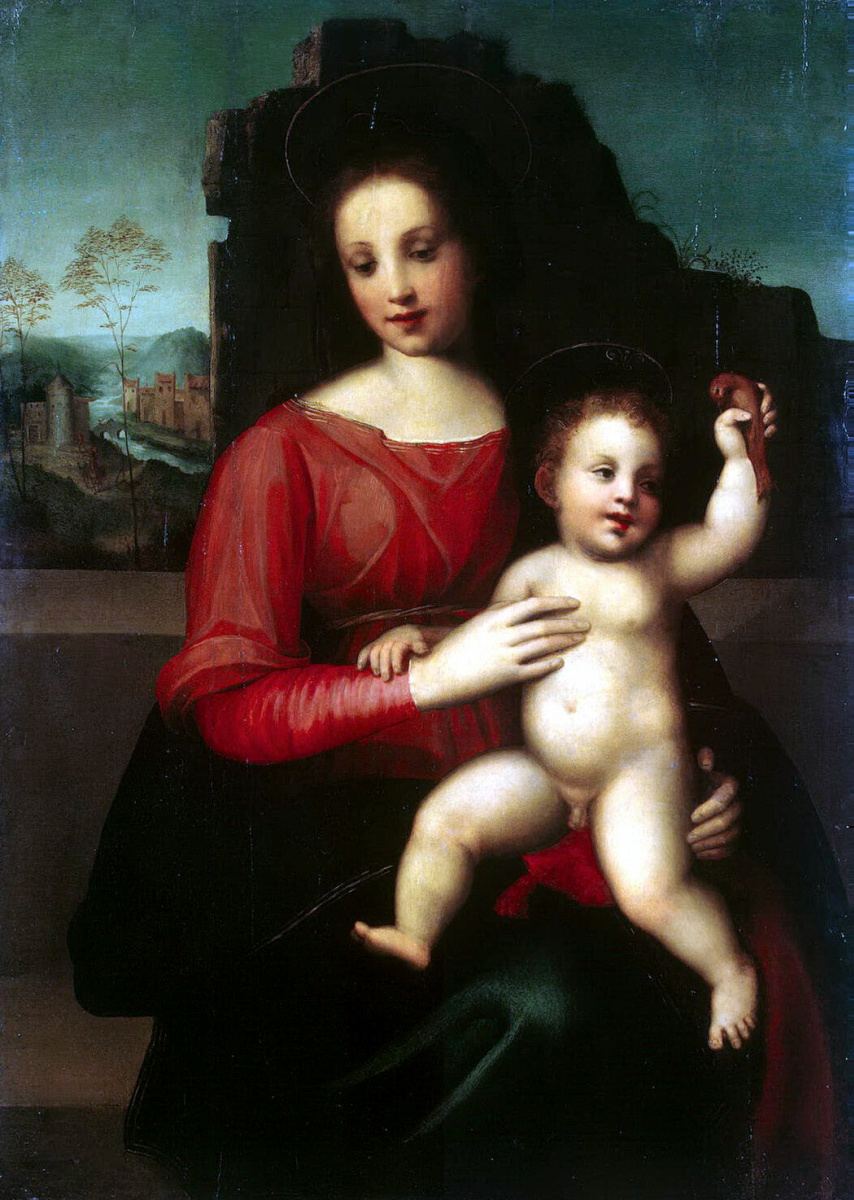 Франческо Франчабиджо. Мадонна с младенцем