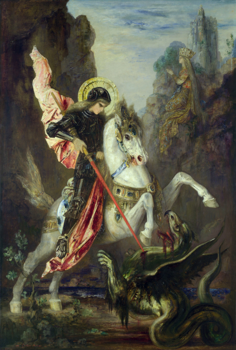 Гюстав Моро. Святой Георгий и дракон