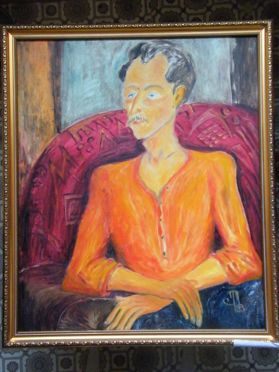Тамара Лагунова. Оранжевый портрет