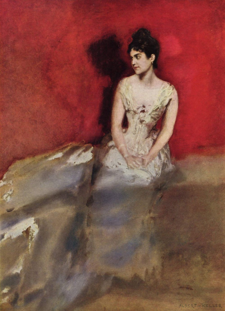 Альберт фон Келлер. Портрет жены художника