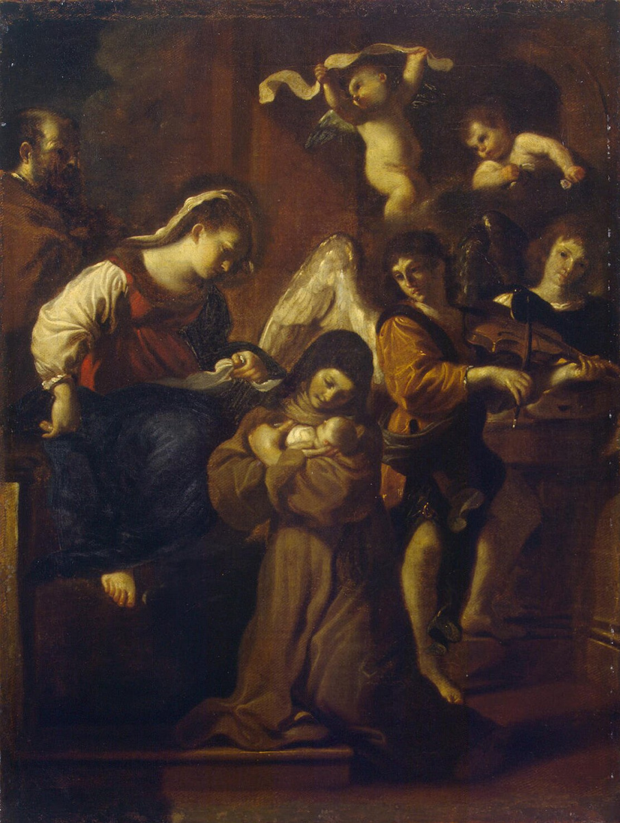 Джованни Франческо Гверчино. Видение Святой Клары