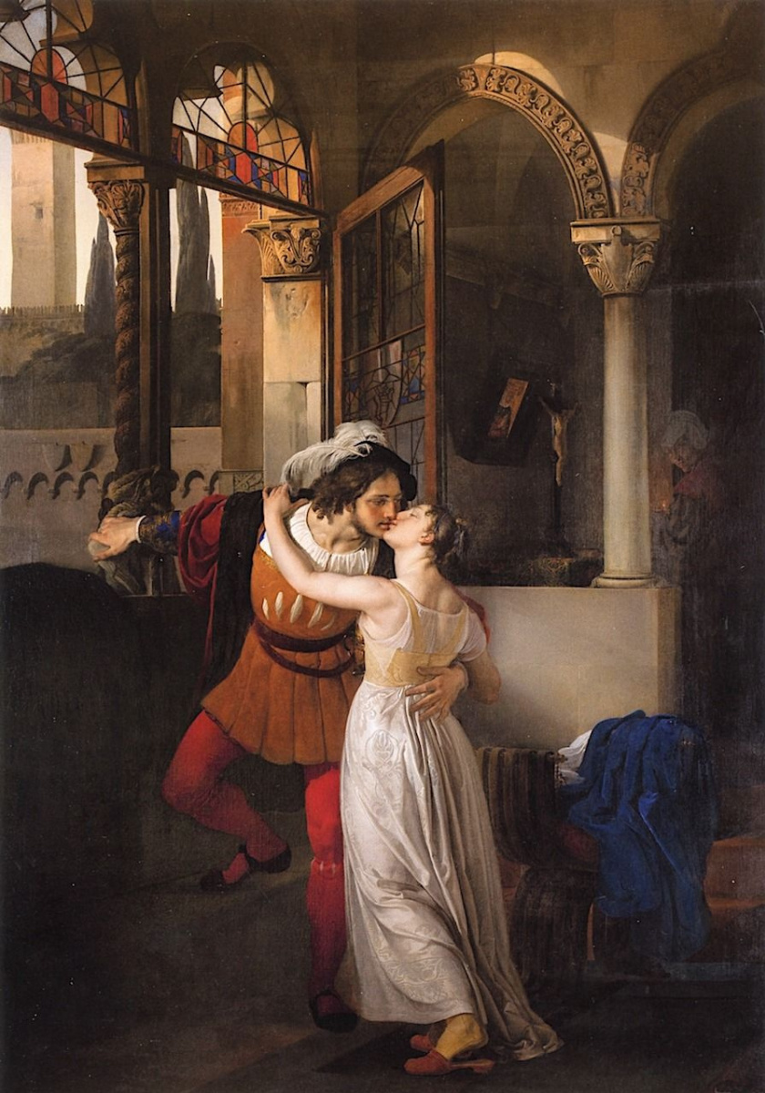Франческо Айец. Прощальный поцелуй Ромео и Джульетты