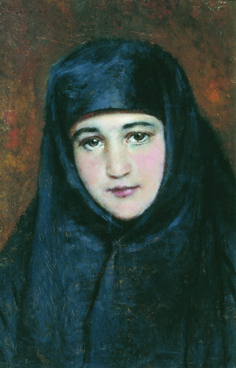 Константин Егорович Маковский. Молодая монахиня