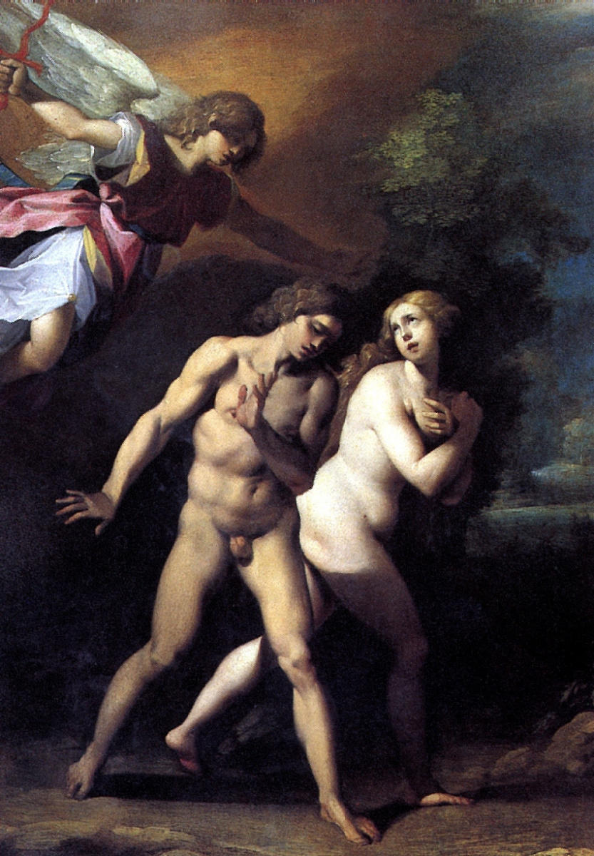 Чезари Джузеппе (Кавалер д’Арпино). Изгнание Адама и Евы из рая