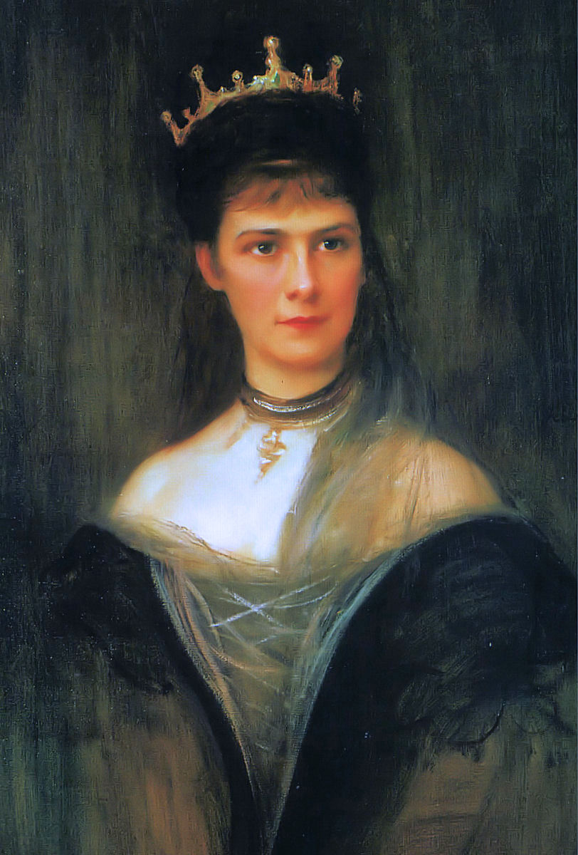 Филип Аликсис Де Ласло. Императрица Елизавета Австрийская, королева Венгрии и Богемии (посмертный портрет)