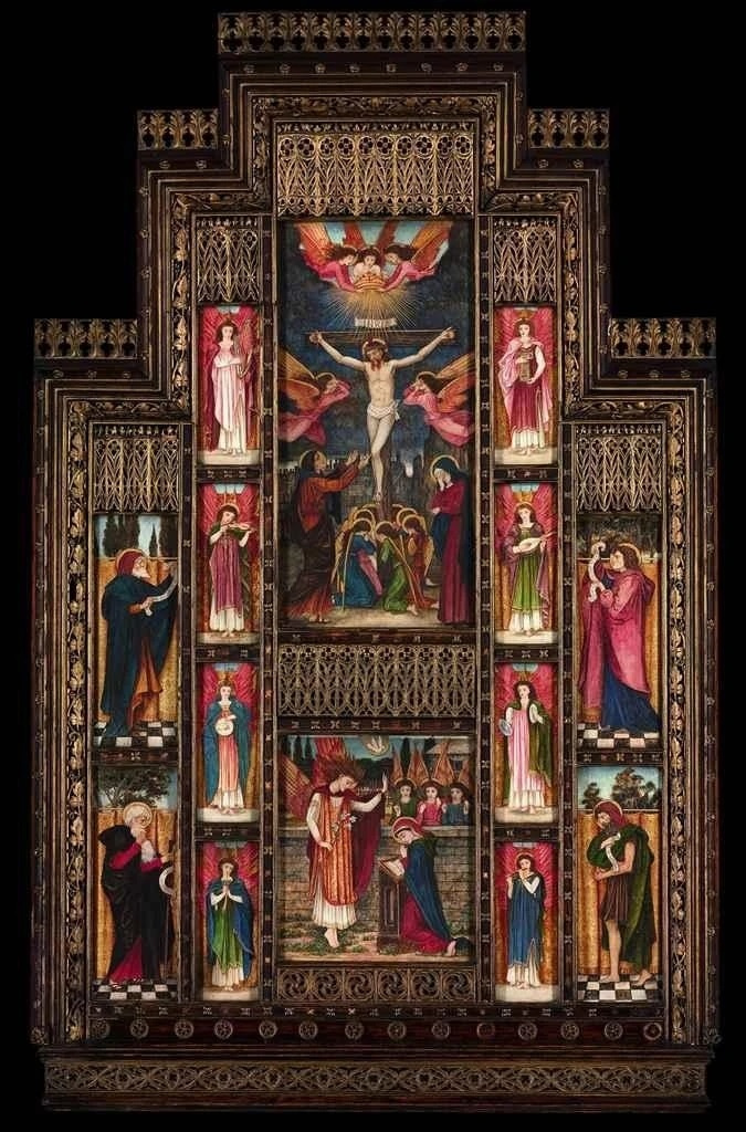 Джон Роддэм Спенсер-Стенхоуп. Дизайн алтаря церкви Святой Троицы, Флоренция