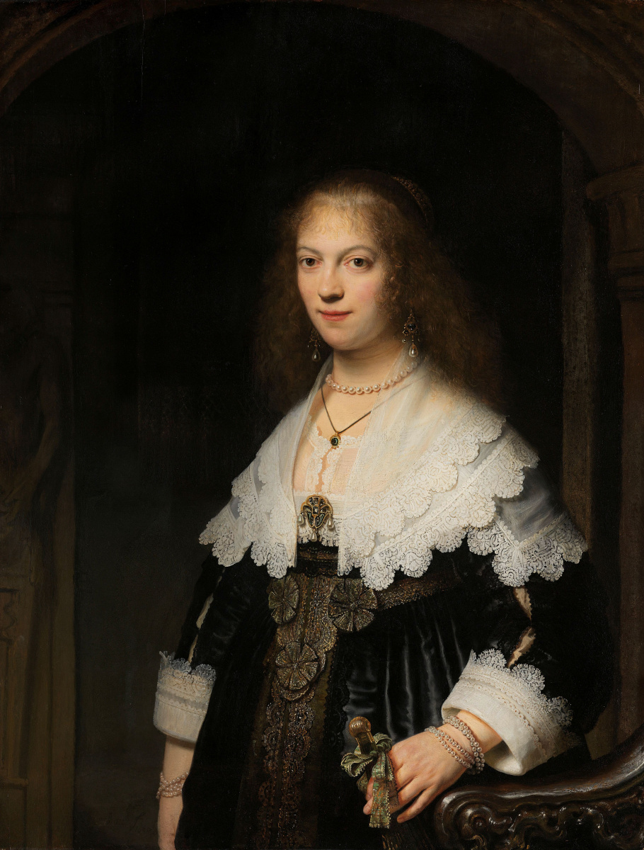 Рембрандт Харменс ван Рейн. Портрет женщины (вероятно, Марии Трип)