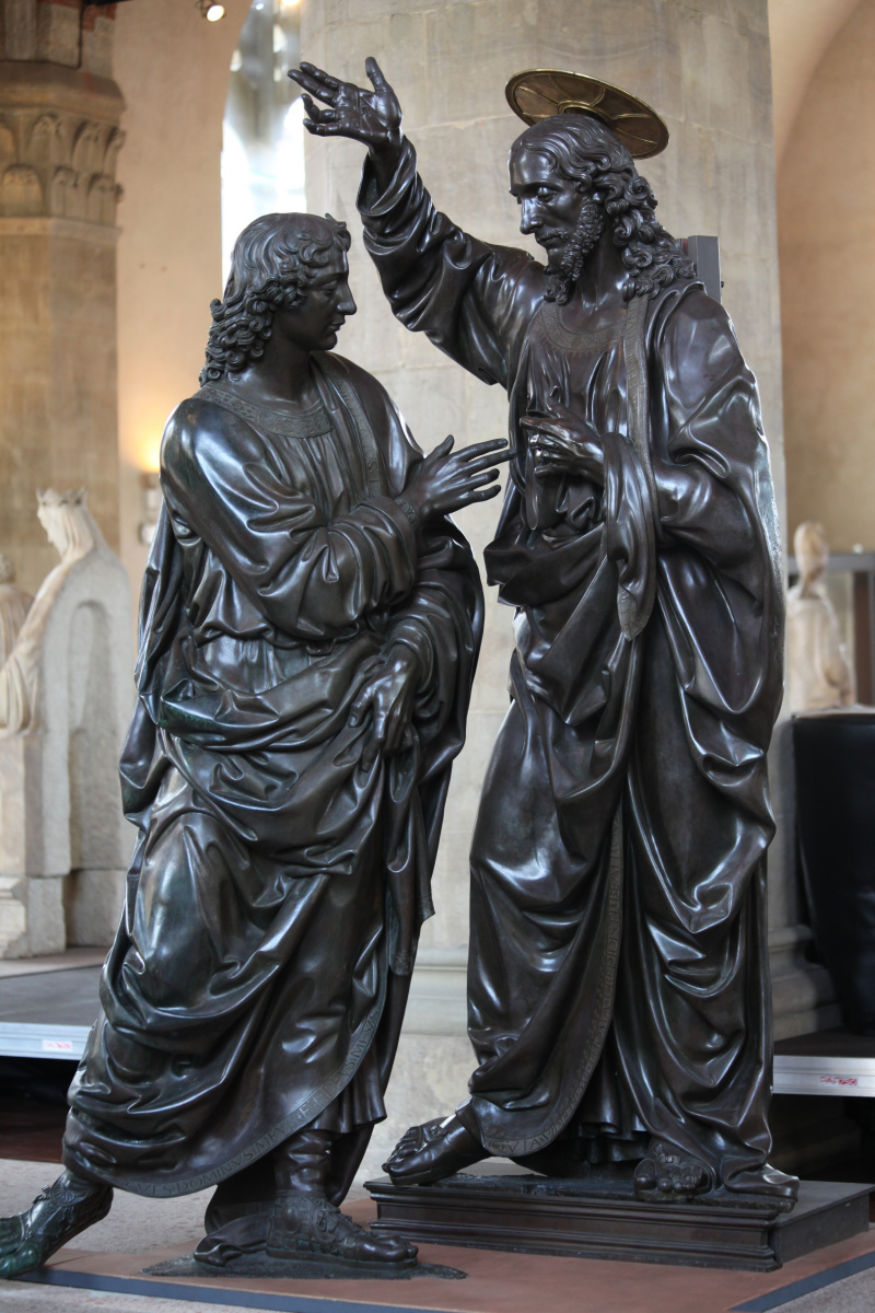 Андреа дель Верроккьо. Христос и святой Фома