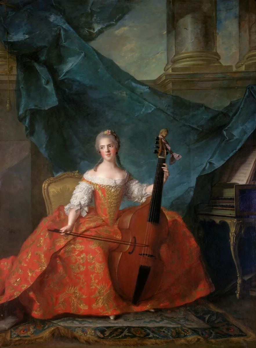 Жан-Марк Натье. Анриетта Французская (1727-1752), известная как Мадам Анриетта. 1754