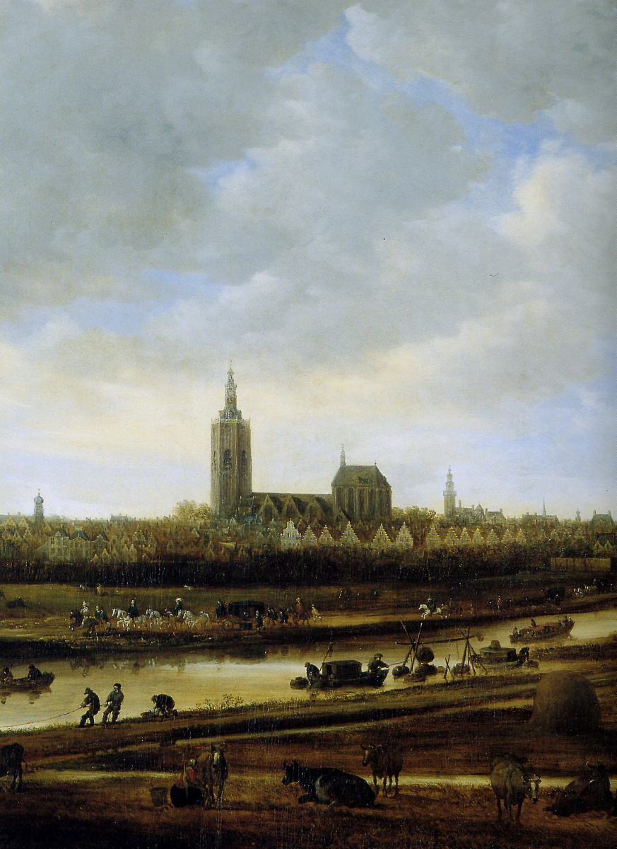 Ян ван Гойен. Вид Гааги с юго-востока (фрагмент)