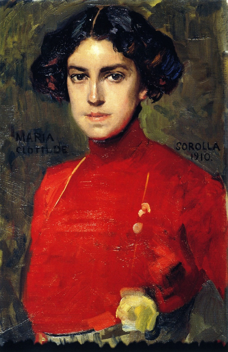 Хоакин Соролья (Соройя). Мария в красной блузе