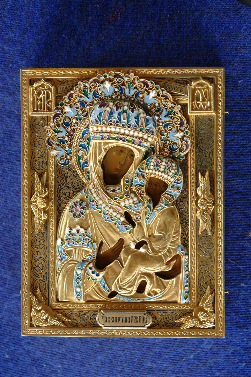 Московская Иконописная Мастерская. Икона Богородицы Тихвинская