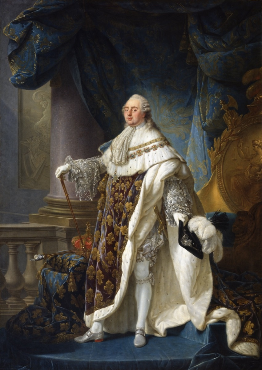Антуан Франсуа   Калле. Людовик XVI, король Франции и Наварры, в коронационном одеянии, 1779