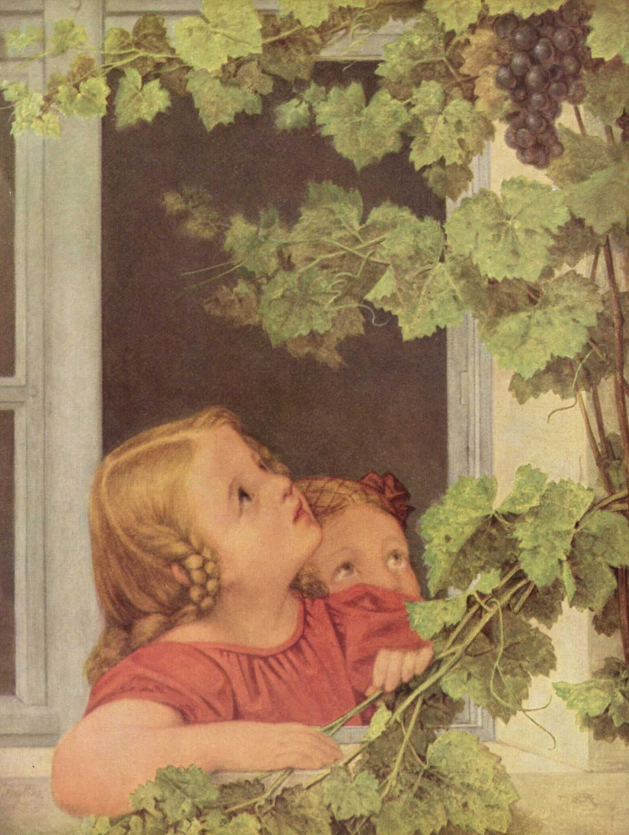Георг Фридрих Керстинг. Дети у окна