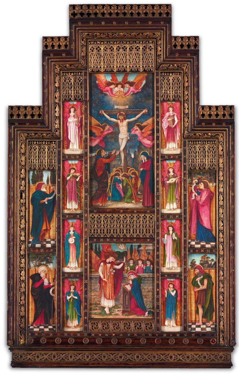 Дизайн алтаря церкви Святой Троицы, Флоренция