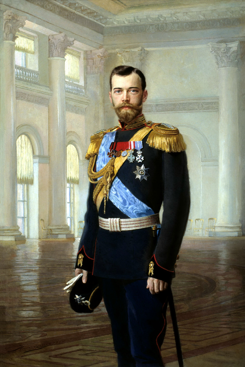 Эрнест Липгарт. Портрет императора Николая II