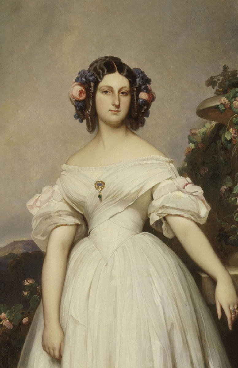 Портрет принцессы Клементины Орлеанской. Фрагмент III