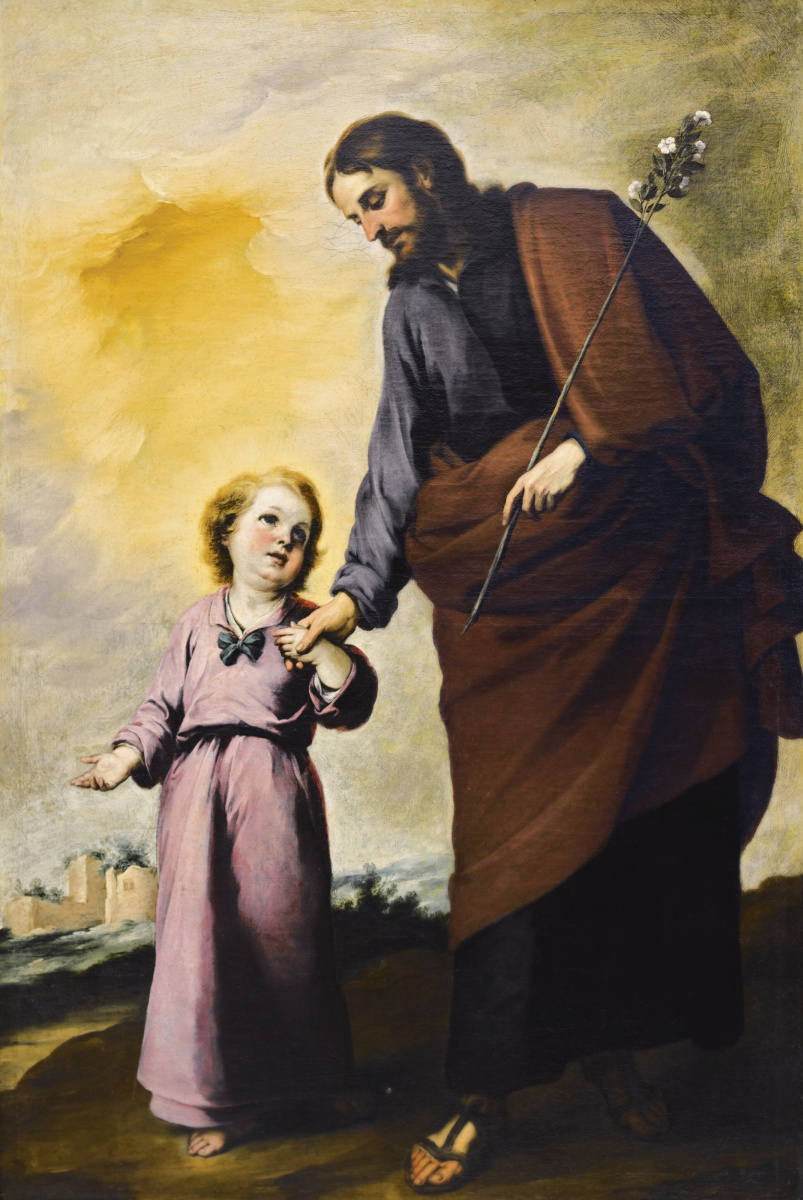 Бартоломе Эстебан Мурильо. Святой Иосиф и Христос в детстве