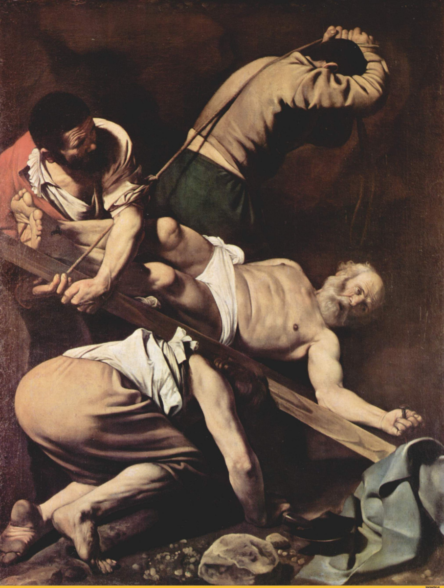 Микеланджело Меризи де Караваджо. Распятие святого Петра