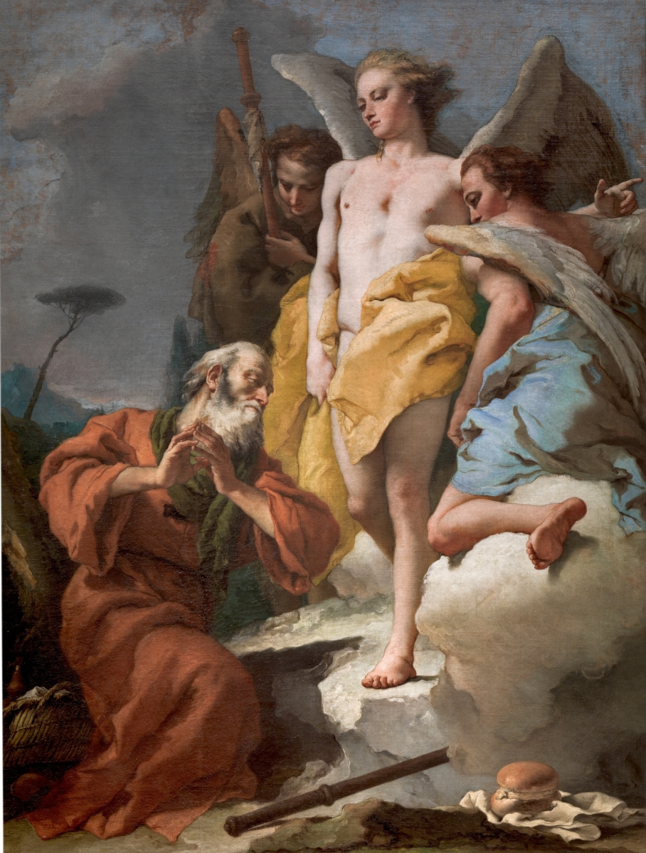 Джованни Баттиста Тьеполо. Авраам и три ангела