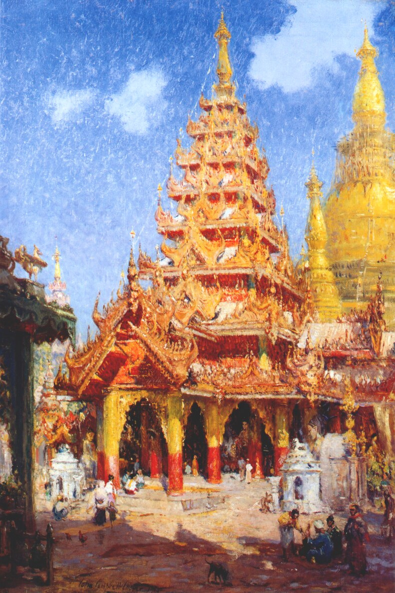 Колин Кемпбел Купер. Пагода Шведагон, Бирма