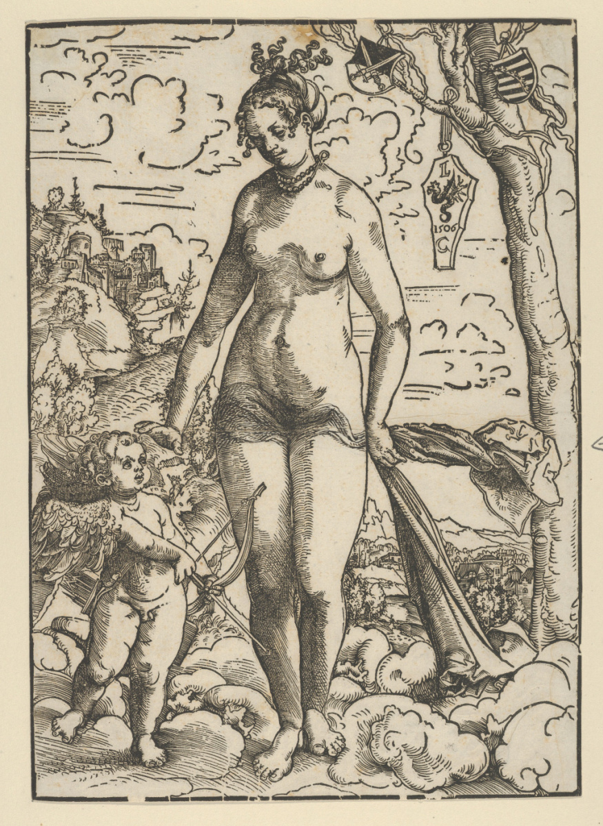 Лукас Кранах Старший. Венера и Купидон