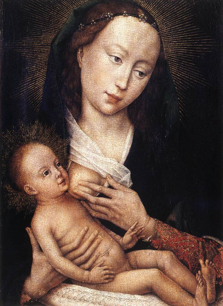 Рогир ван дер Вейден. Портрет-диптих Жана де Гроса. Левая часть