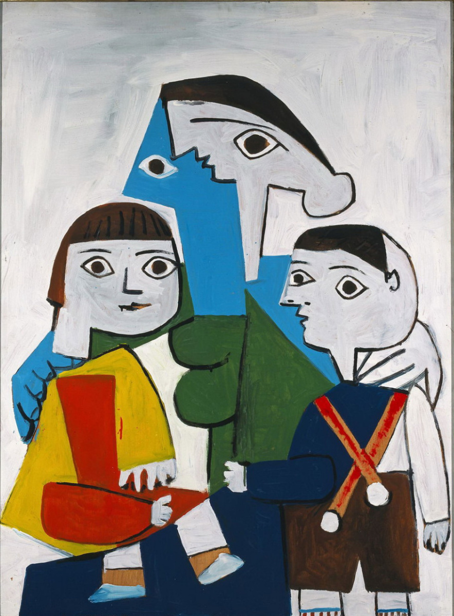 Пабло Пикассо. Материнство (на белом фоне)