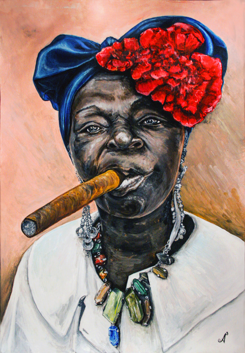 Анастасия Андреевна Ашунина. Кубинская дама с сигарой