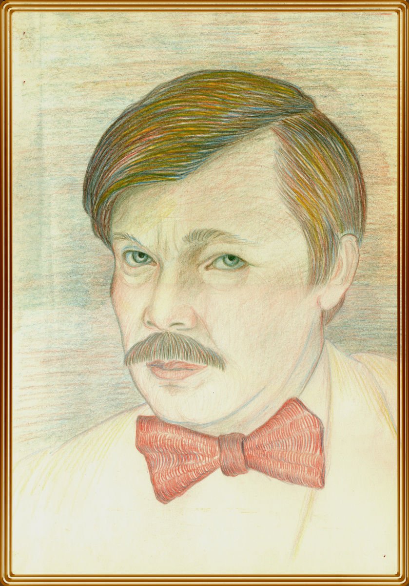 Vladimir Pavlovich Parkin. Автопортрет. 1990.