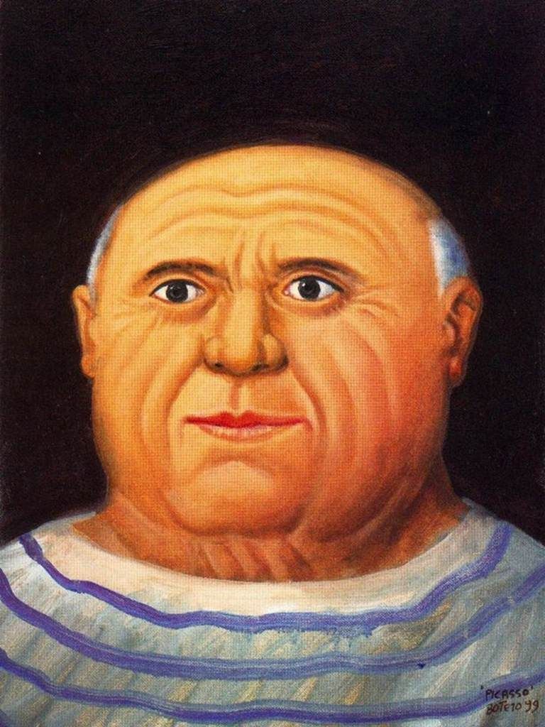 Фернандо Ботеро. Портрет Пикассо