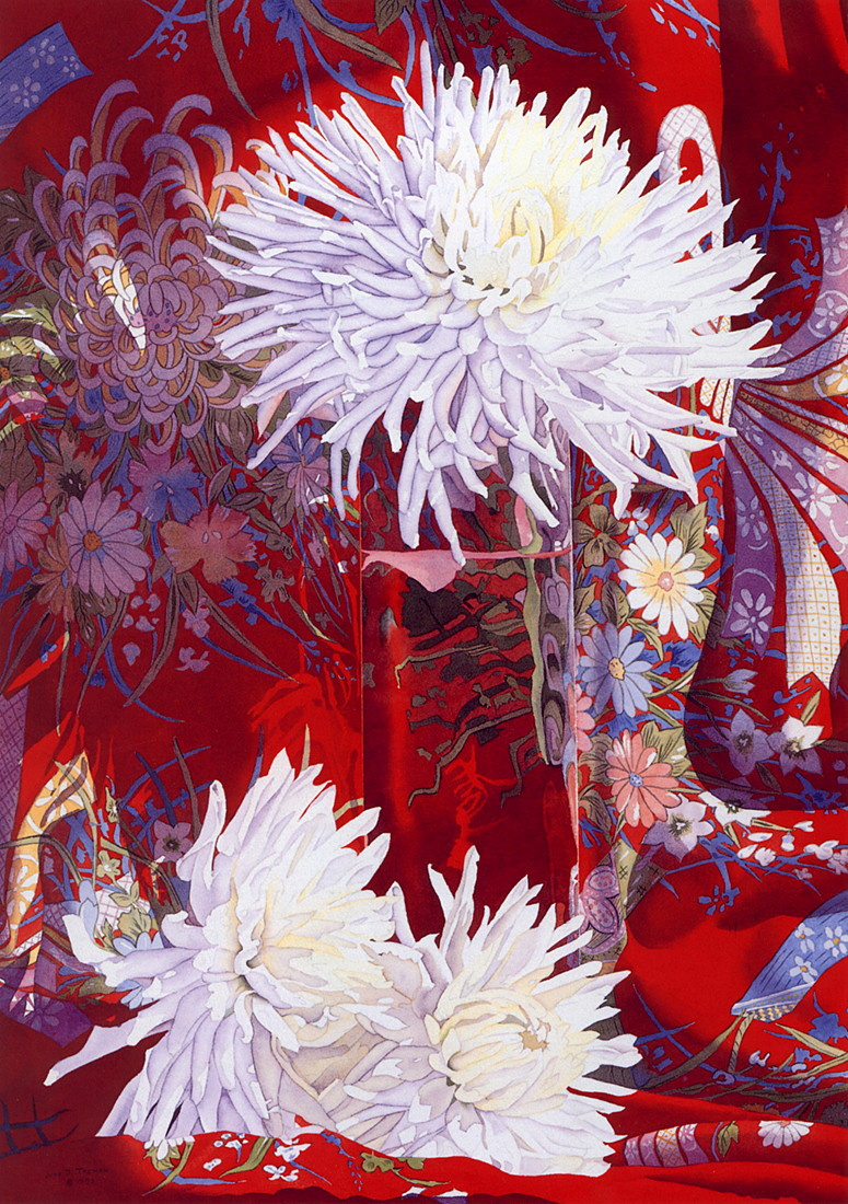 Джуди Треман. Белые цветы