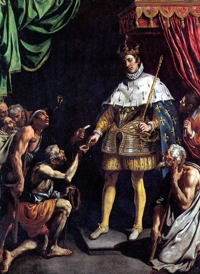 Луис Тристан де Эскамилья. Святой Людовик — король Франции, раздающий милостыню