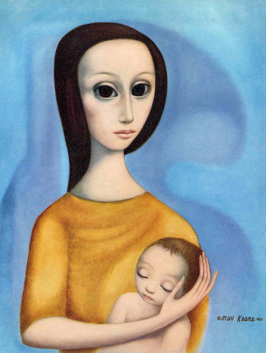 Маргарет Кин. Мать с ребенком