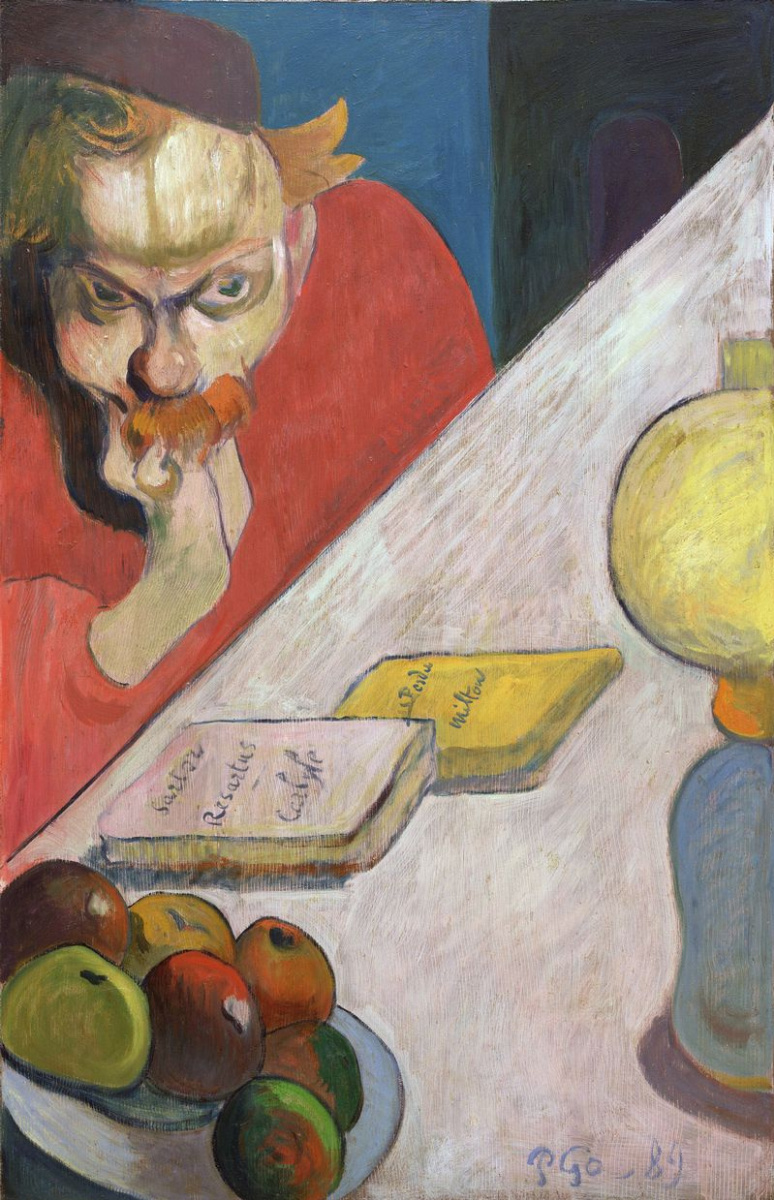 Поль Гоген. Портрет Мейера да Хаана, освещенного лампой