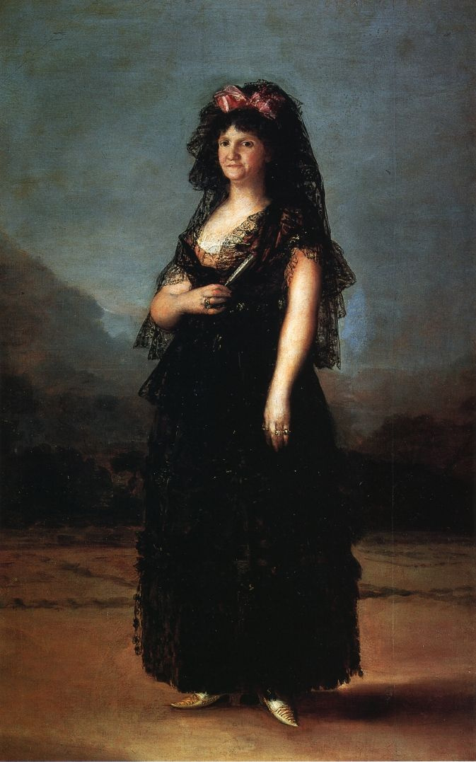 Франсиско Гойя. Портрет королевы Марии Луизы в мантилье