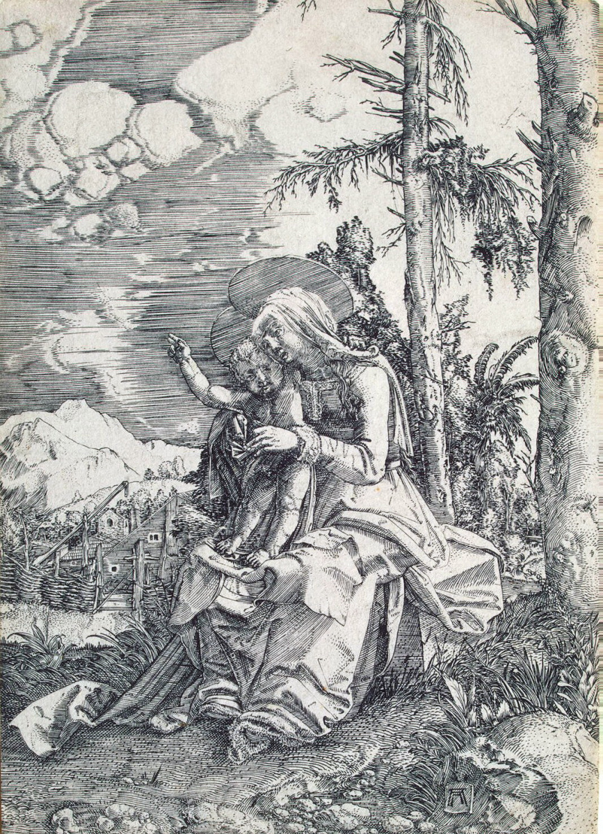 Альбрехт Альтдорфер. Мария с благословляющим младенцем
