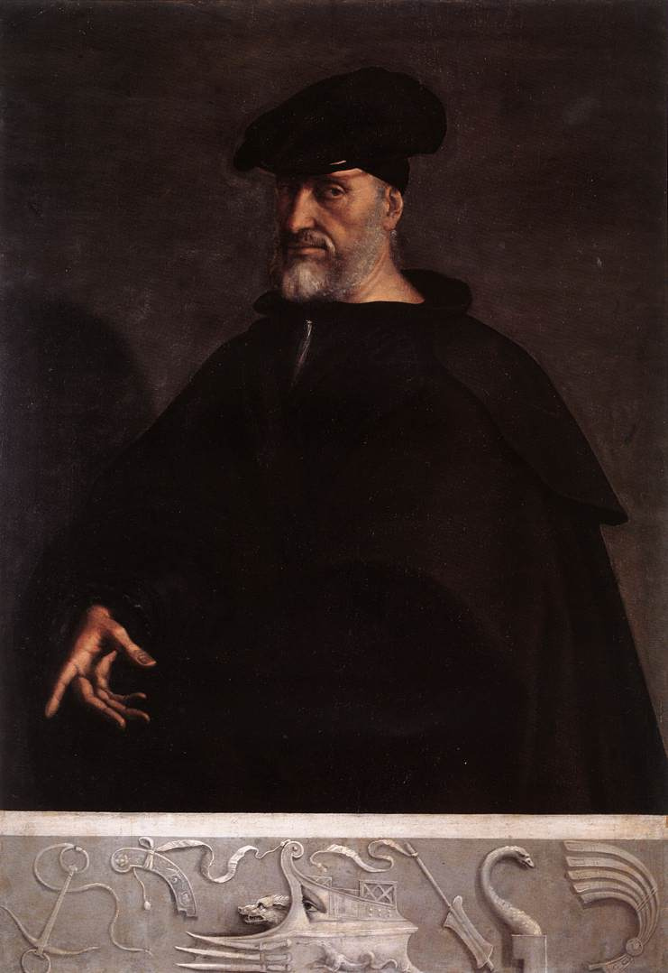 Себастьяно дель Пьомбо. Портрет Андреа Дориа