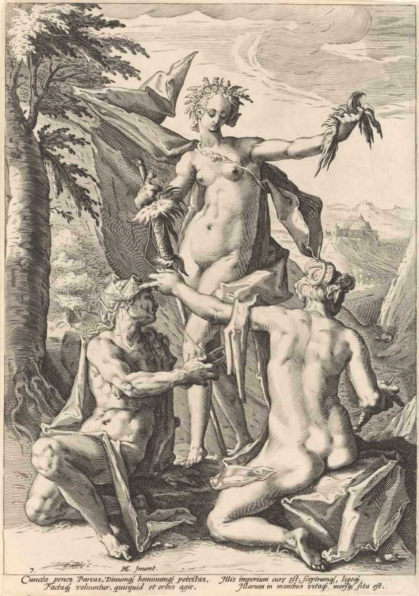 Хендрик Гольциус. Три Мойры. 1588