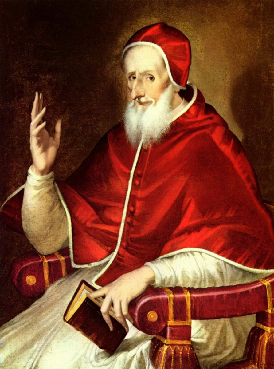 Эль Греко (Доменико Теотокопули). Портрет Папы Пий V