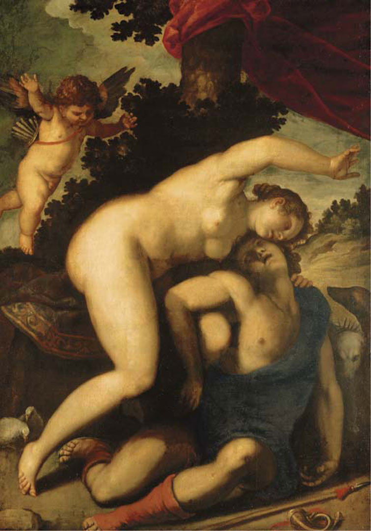 Якопо Пальма Младший. Венера и Адонис
